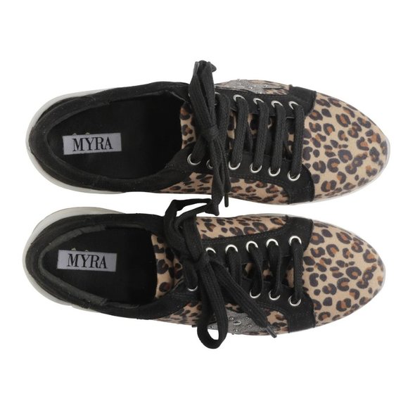NWT Myra Leather Star Sneakers - Picture 5 of 8